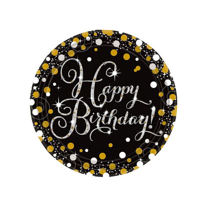 Piatti happy birthday gold pz.8 main product photo