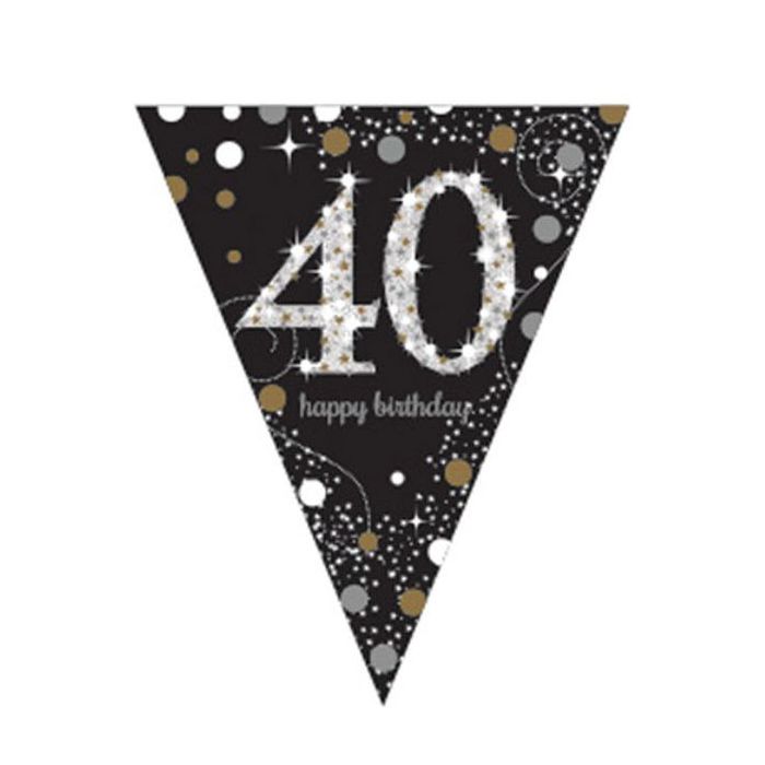 Bandierina 40° Compleanno Pz.1 main product photo