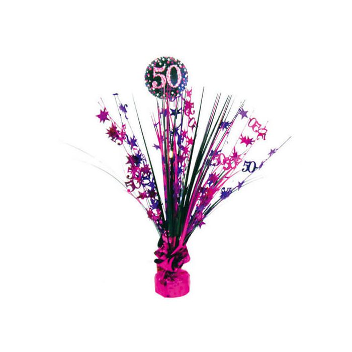 Centrotavola 50 Anni Spray Pz.1 Cm.45.7 main product photo