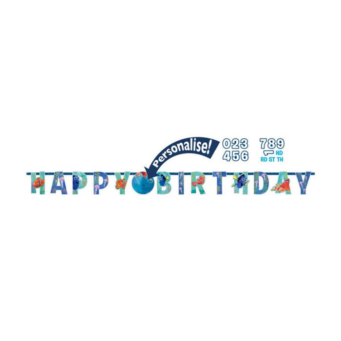 Festone Alla Ricerca Di Dory Pz.1 Mt.1.60 X Cm.13 - Festone Personalizzabile main product photo