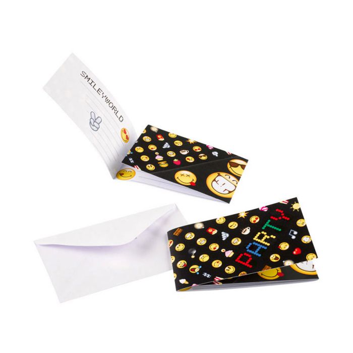 Inviti Smiley Emoticons Pz.8 8 Biglietti 8 Buste main product photo