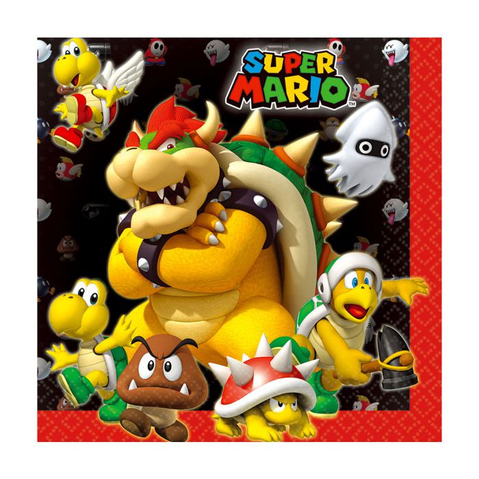 Tovaglioli Super Mario Pz.20 Cm.33x33 main product photo