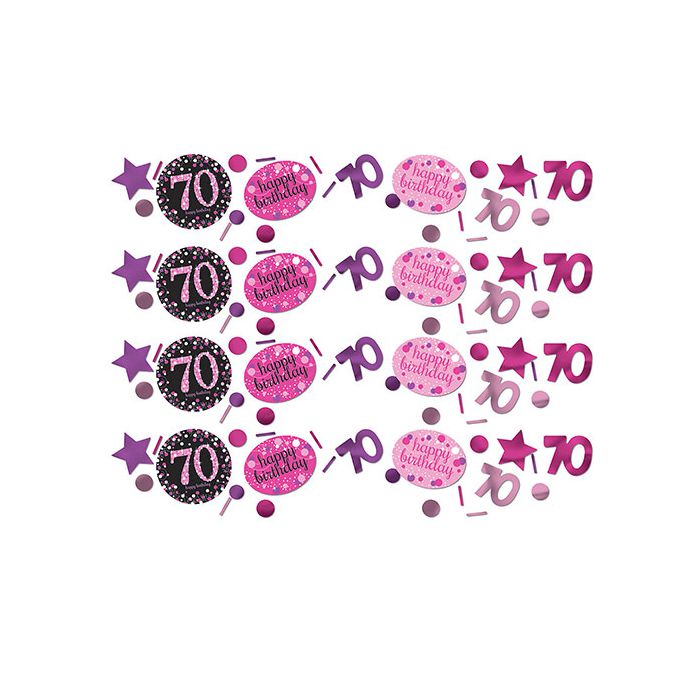 Coriandoli da tavola 70 Compleanno Pink Pz.1 Gr.34 main product photo