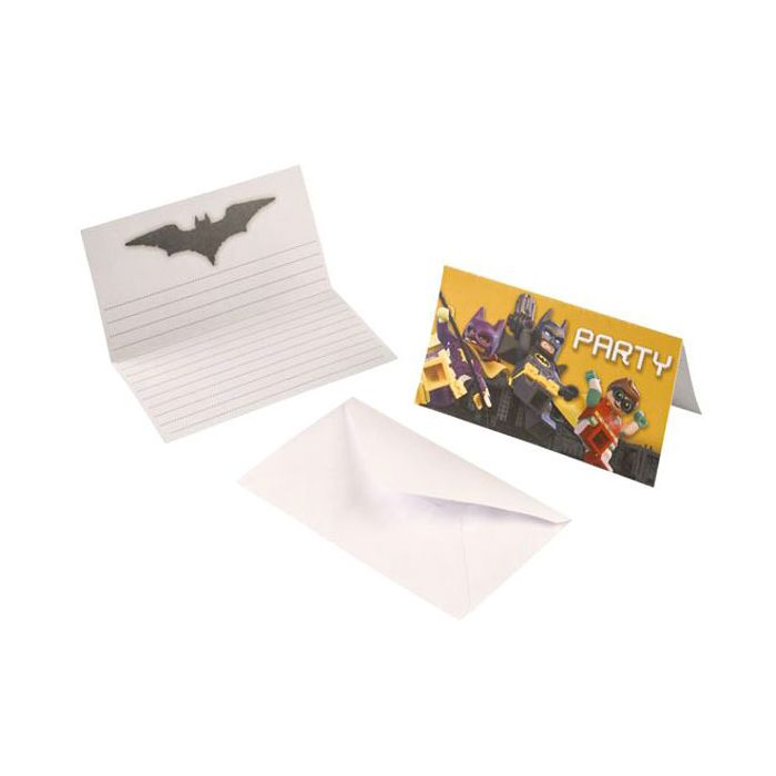 Inviti Batman Lego Pz.8 8 Biglietti 8 Buste main product photo