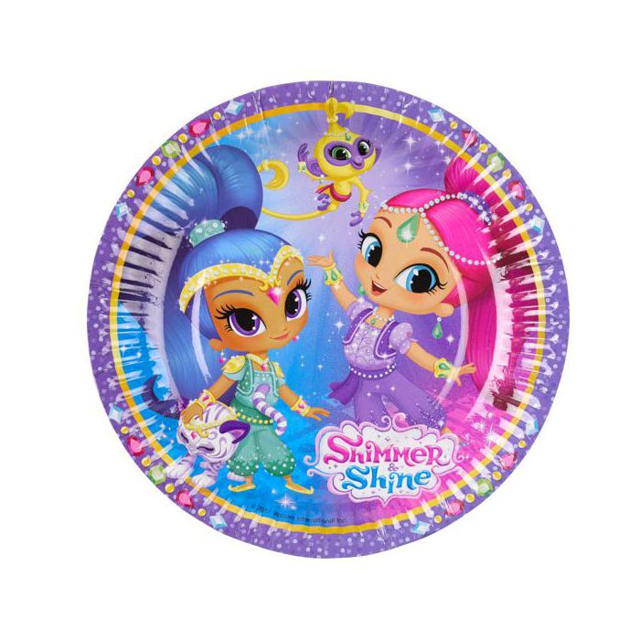 Piattini Shimmer E Shine Pz.8 Cm.18 main product photo