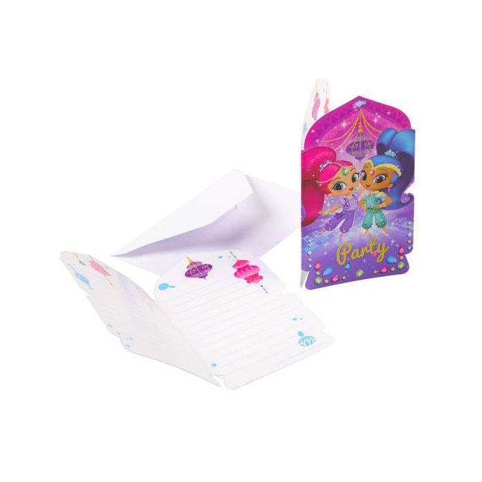 Inviti Shimmer E Shine Pz.8 8 Biglietti 8 Buste main product photo