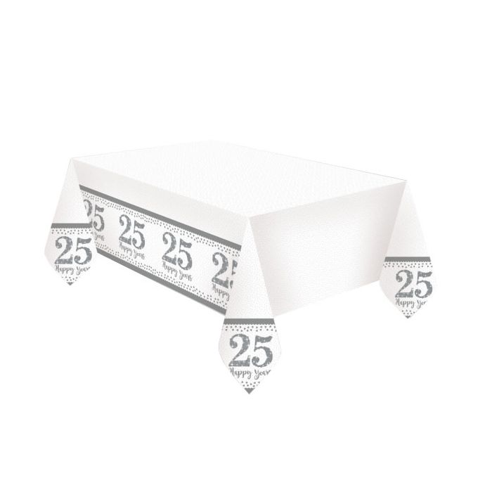 Tovaglia 25° Anniversario Pz.1 Cm.180 X Cm.120 main product photo