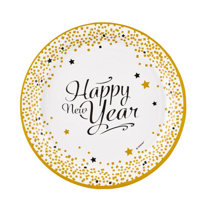 Piatti happy new year pz.8 main product photo
