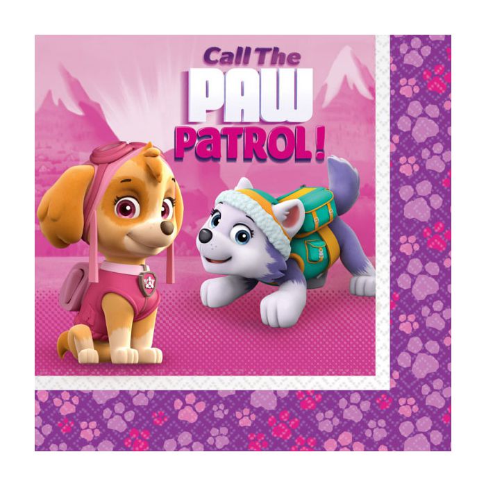 Tovaglioli Paw Patrol Pink Pz.20 Cm.33x33 main product photo