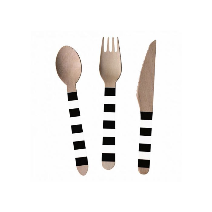 Set Posate Di Legno Pz.24 main product photo