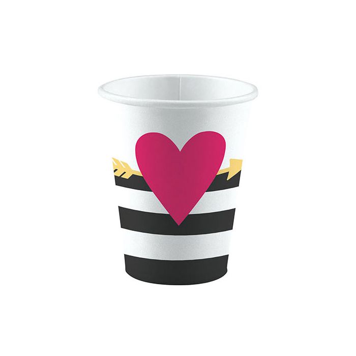 Bicchieri everyday love big heart pz.8 main product photo