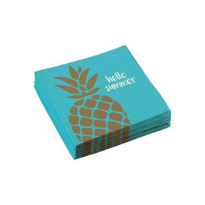 Tovaglioli Ananas Pineapple Vibes Pz.20 Cm.33x33 main product photo