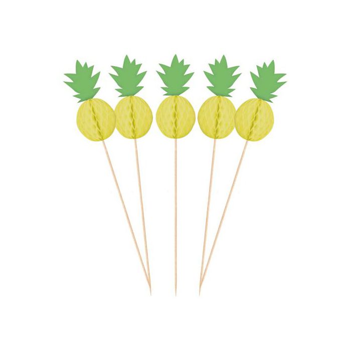Stecchini Ananas Pineapple Vibes Pz.10 Stecchini Decorativi main product photo