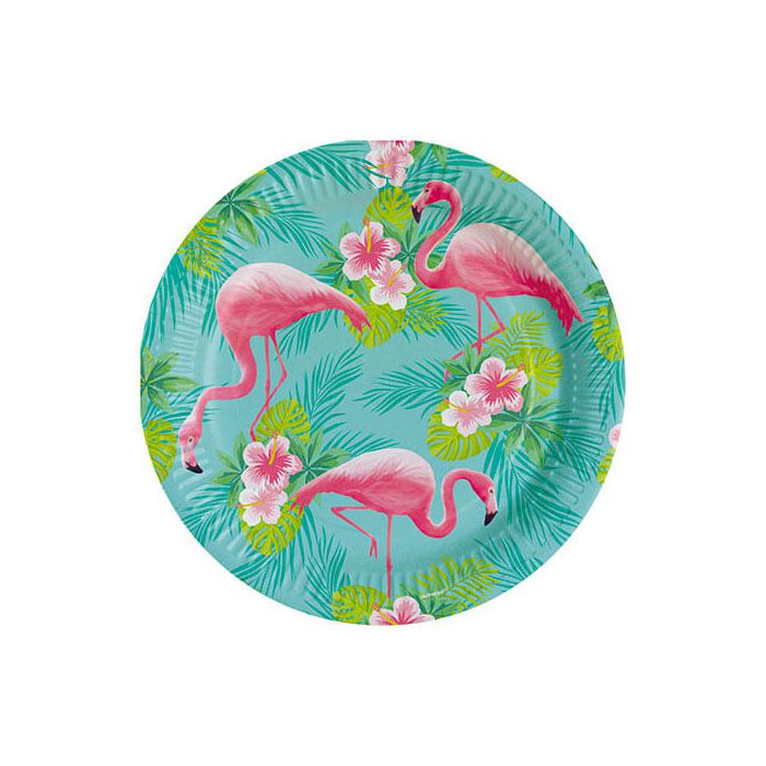 Piatti Flamingo Paradise Pz.8 Cm.23 main product photo