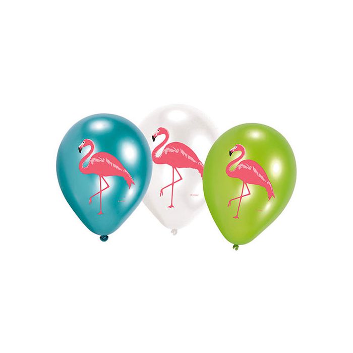 Palloncini Flamingo Paradise Pz.6 Cm.28 main product photo