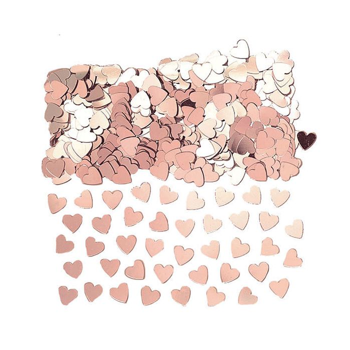 Coriandoli da tavola Cuore Rose Gold Pz.1 Gr.14 main product photo