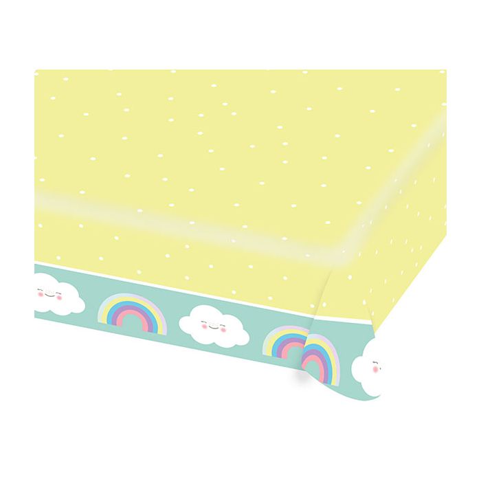 Tovaglia Carta Arcobaleno E Nuvole Pz.1 Cm.115 X Cm.175 main product photo