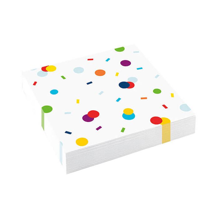 Tovaglioli Confetti Birthday Pz.20 Cm.33 X 33 main product photo