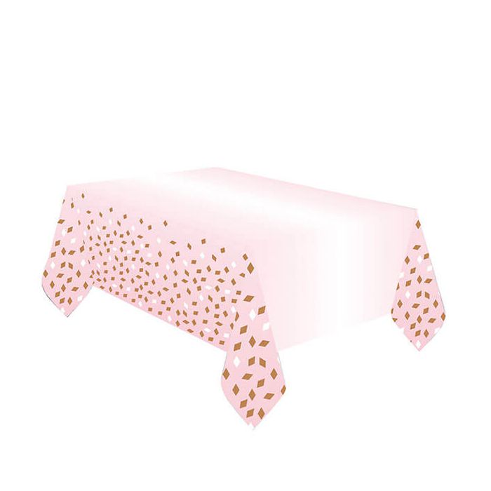 Tovaglia Rose Gold Birthday Pz.1 Cm.120x180 In Carta main product photo