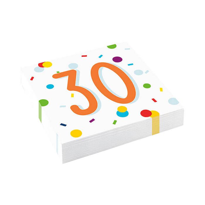 Tovaglioli Confetti Birthday 30 Pz.20 Cm.33 X 33 main product photo
