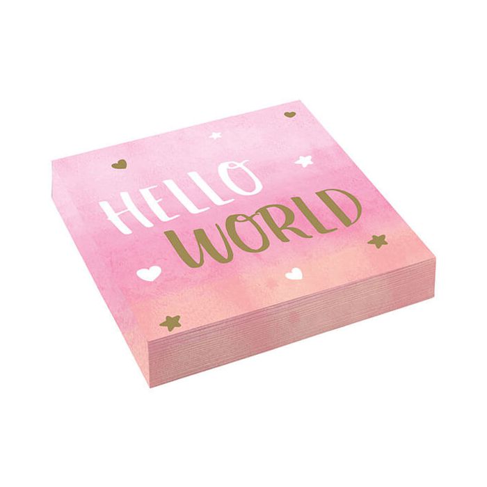 Tovaglioli Oh Baby Girl Pz.16 Cm.33x33 main product photo