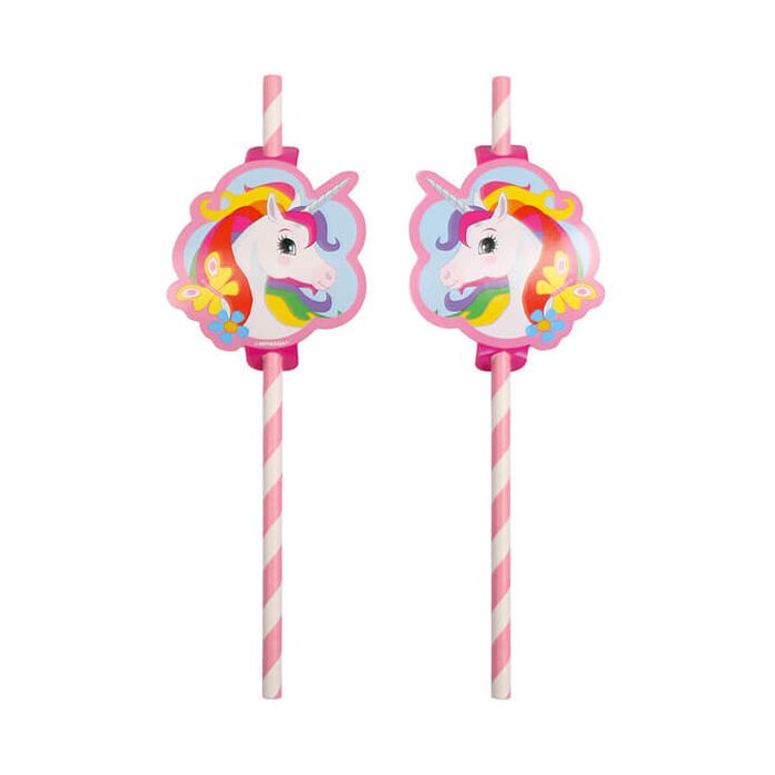 Cannucce Unicorno Pz.8 Cannuce In Carta Cm.19.7 main product photo