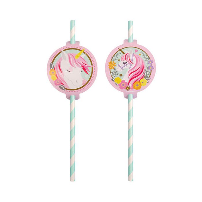 Cannucce Magical Unicorn Pz.8 Cannucce In Carta Cm.19.7 main product photo
