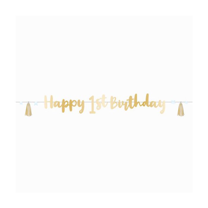 Festone 1° compleanno maschio pz.1 main product photo