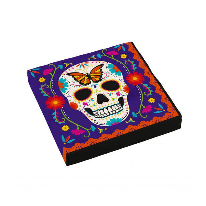 Tovaglioli dia de los muertos pz.16 main product photo