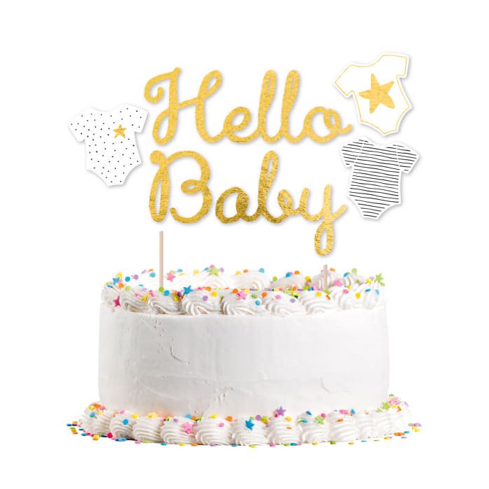 Decorazione Torta Hello Baby Pz.1 main product photo