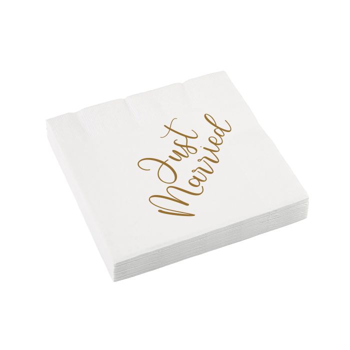 Tovaglioli Just Married Pz.16 main product photo