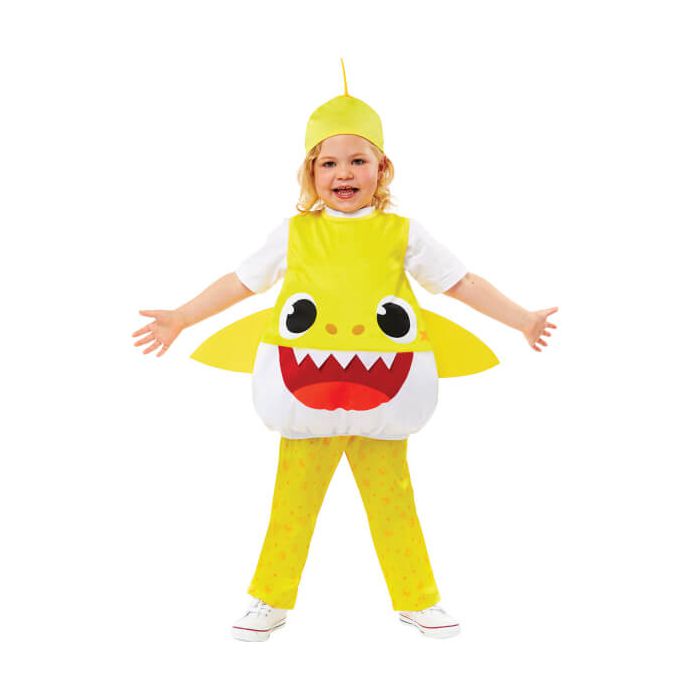 Costume Baby Shark Giallo Pz.1 - 1-2 Anni - Cm.92 main product photo