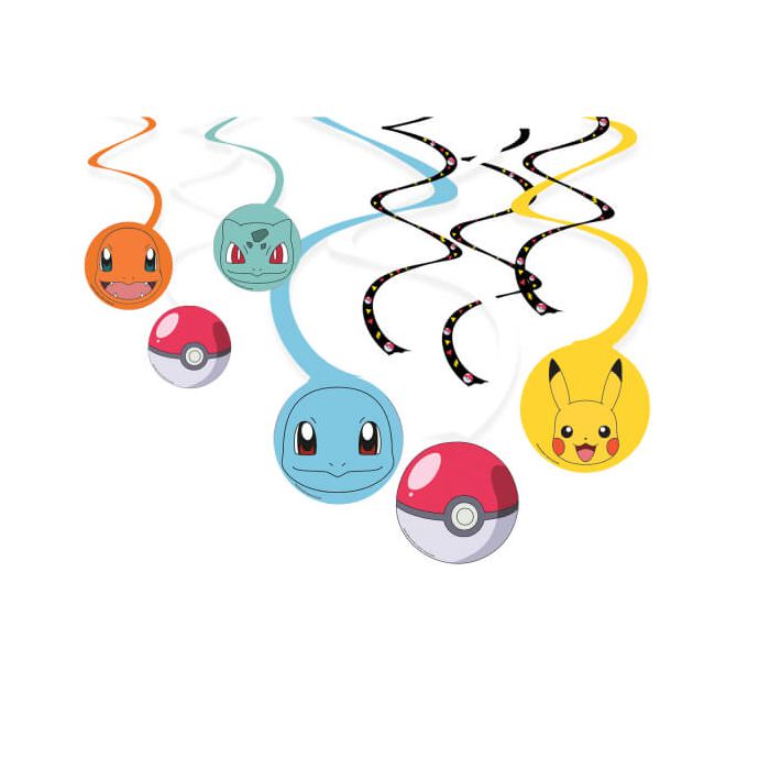 Decorazione Swirl Pokemon Pz.6 main product photo