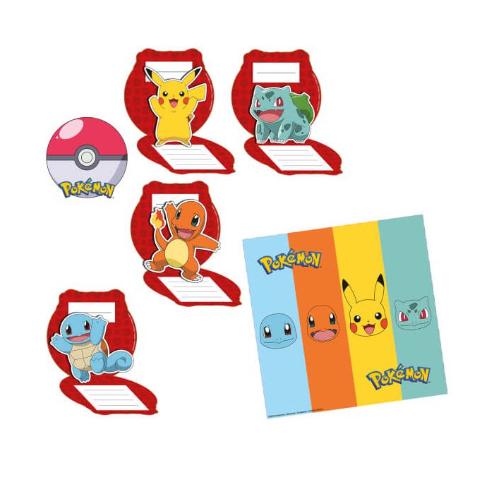 Inviti Pokemon Pokeballs Pz.8 main product photo