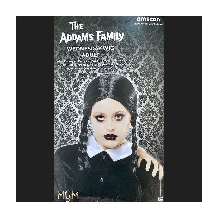 Parrucca Adulti Mercoledi Addams Pz.1 main product photo