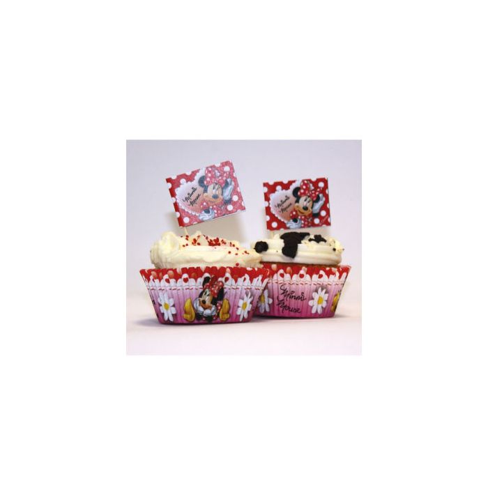 Kit Per Dolcetti Minnie Pz.48 24 Bandierine 24 Pirottini main product photo