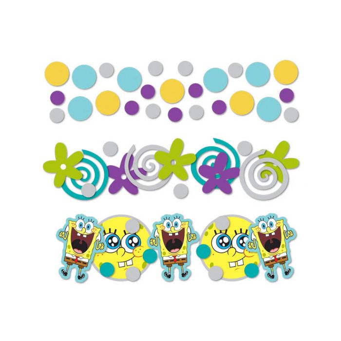 Coriandoli da tavola Spongebob Pz.1 3 Decorazioni Gr.34 main product photo