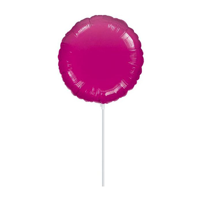 Palloncino Tondo Fuxia 4" Pz.10 Mylar Tondo 4" Cm.10 main product photo