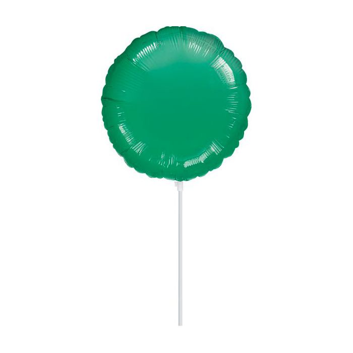 Palloncino Tondo Verde 4" Pz.10 Mylar Tondo 4" Cm.10 main product photo