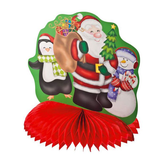 Centrotavola Babbo Natale Pz.1 Cm.25 X 25 X Diam.cm.24 main product photo