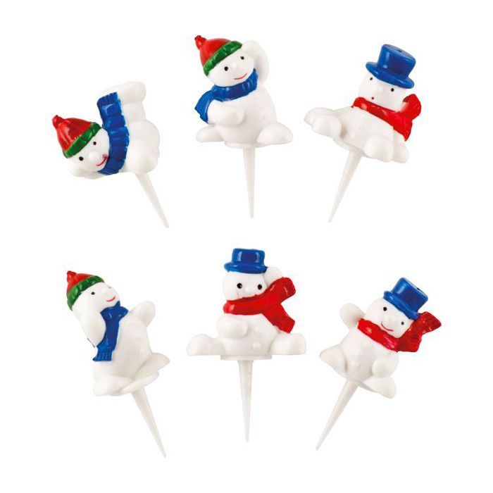 Pick Pupazzi Di Neve Pz.6 Cm.2.5 X 2.5 main product photo