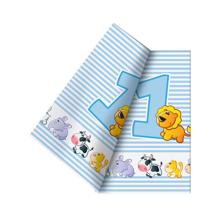 Tovaglia 1° Compleanno Bambino Pz.1 Cm.120x180 main product photo