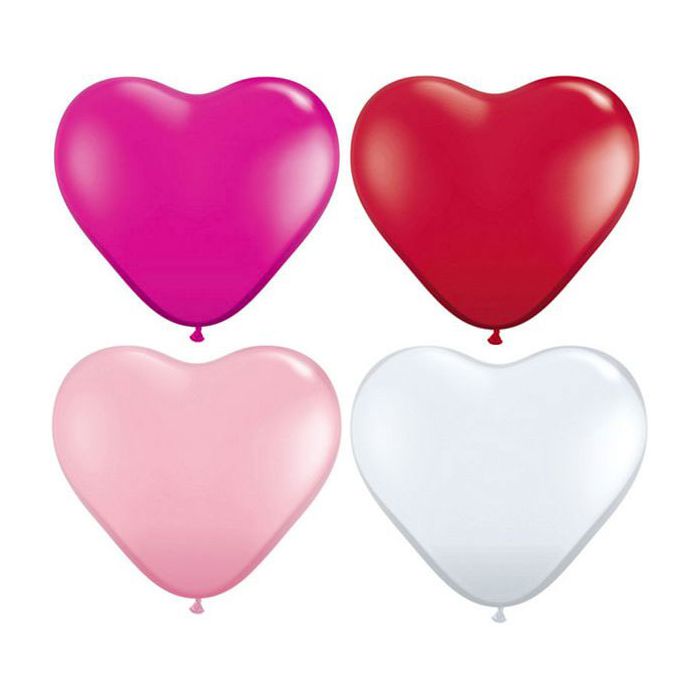 Palloncino Cuore Assortito Pz.16 Cm.25.4 main product photo