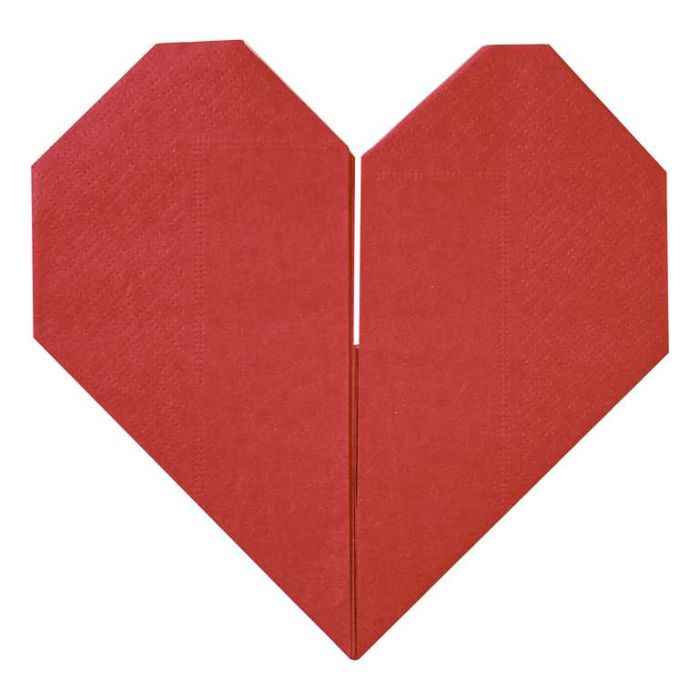 Tovaglioli Cuore Origami Pz.16 main product photo