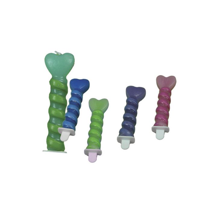 Candeline Smile Neon Spirale Pz.4 main product photo