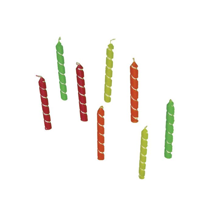 Candeline Spirale Neon Pz.8 main product photo