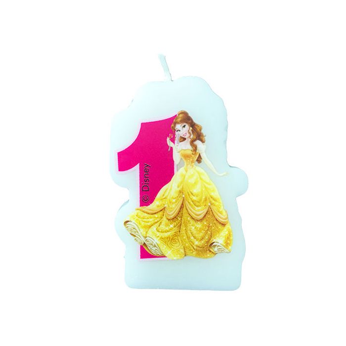 Candela Principesse 1° Compleanno Pz.1 Cm.6.5 X Cm.4.5 main product photo