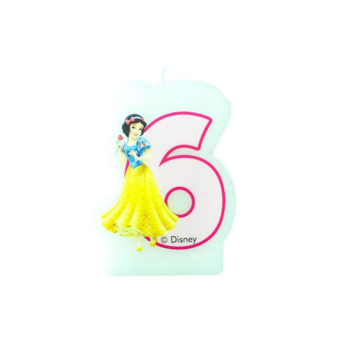 Candela Principesse 6° Compleanno Pz.1 Cm.6.5 X Cm.4.5 main product photo