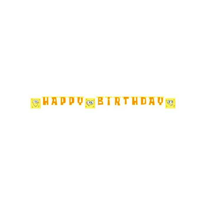 Festone Spongebob Happy Birthday Pz.1 Mt.1.70 main product photo