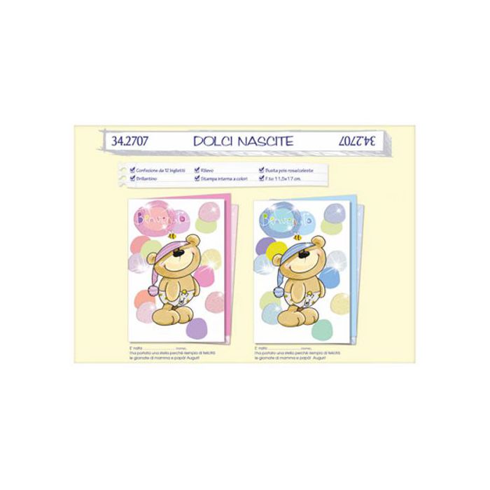 Biglietto Dolci Nascite main product photo